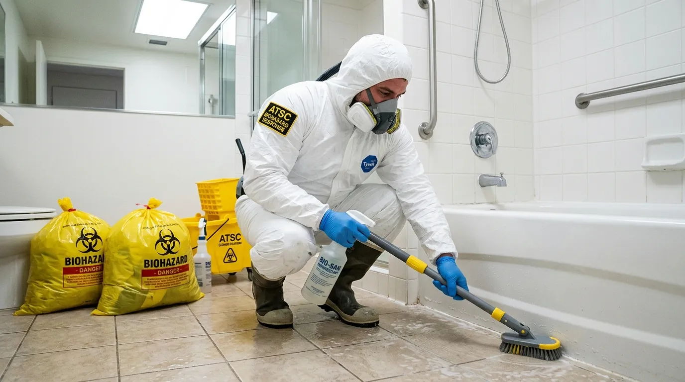 Decontamination equipment deployed for Blood Cleanup in Roxboro